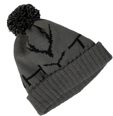 
Whyte Bobble hat 100% Acrylic Gray/Black